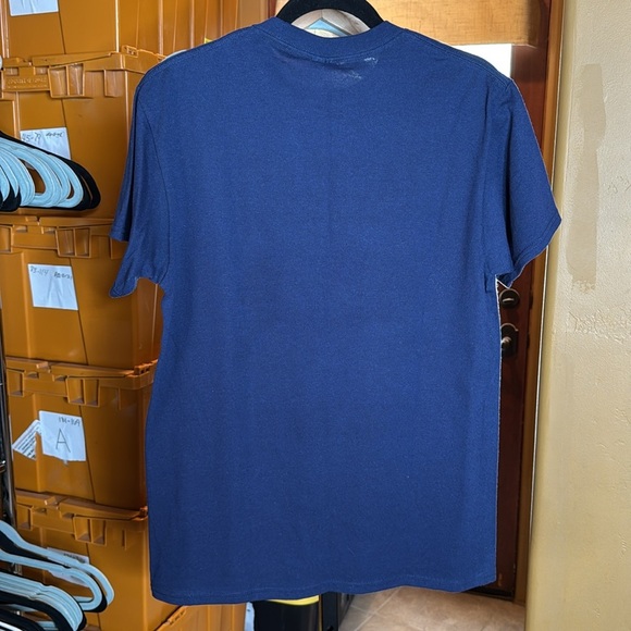 NWT Delta TACOCAT Spelled Backwards is TACOCAT Kitty Cat Navy Tee Size Medium - Picture 9 of 9